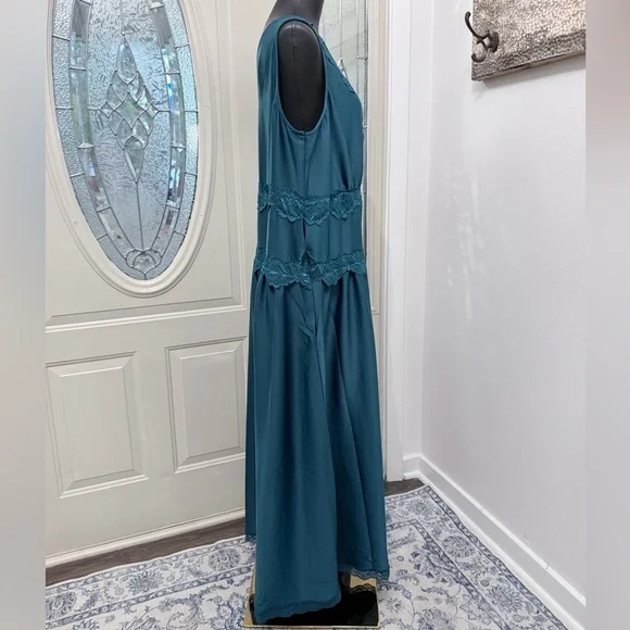 FESTI of Torrid Lace Trim Maxi Dress – Teal Blue – Size 2 (XXL / 18–20) – NWT - Picture 3 of 8